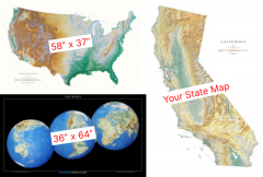 The Educator's Special Lithograph Maps